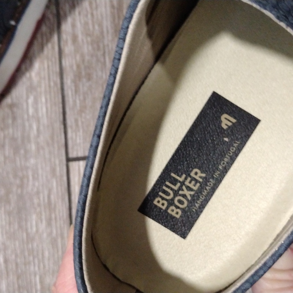 Bull Boxer Python Print Blue Leather Oxfords. Nwo… - image 4